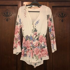 A floral romper